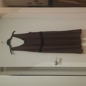 Olive Knit Jersey 2X Maxi Dress by Lilly